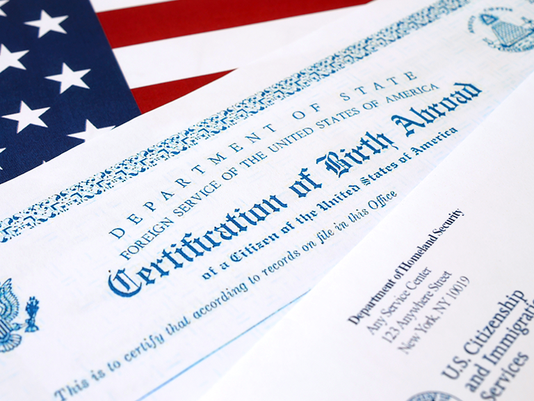 ¿Cómo conseguir la copia del certificado de nacimiento americano?